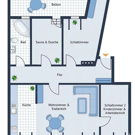 Stapi5010 I Wohlfuehlen Mit Kindern - Parken, Spielen, Wellness - Zentral Gelegen Fuer Bis Zu 5 Gaeste - Mit 2 Schlafzimmern Und Badewanne Bielefeld
